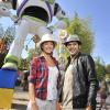 Jamel Debbouze et Mélissa Theuriau se sont rendus à Disneyland Paris  pour découvrir les nouvelles attractions de Toy Story Playland, samedi 4  septembre.