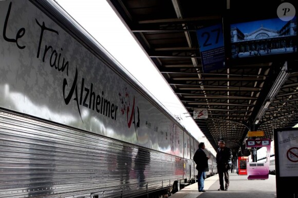 Inauguration du Train Alzheimer, à Gare de l'Est. 6/09/2010