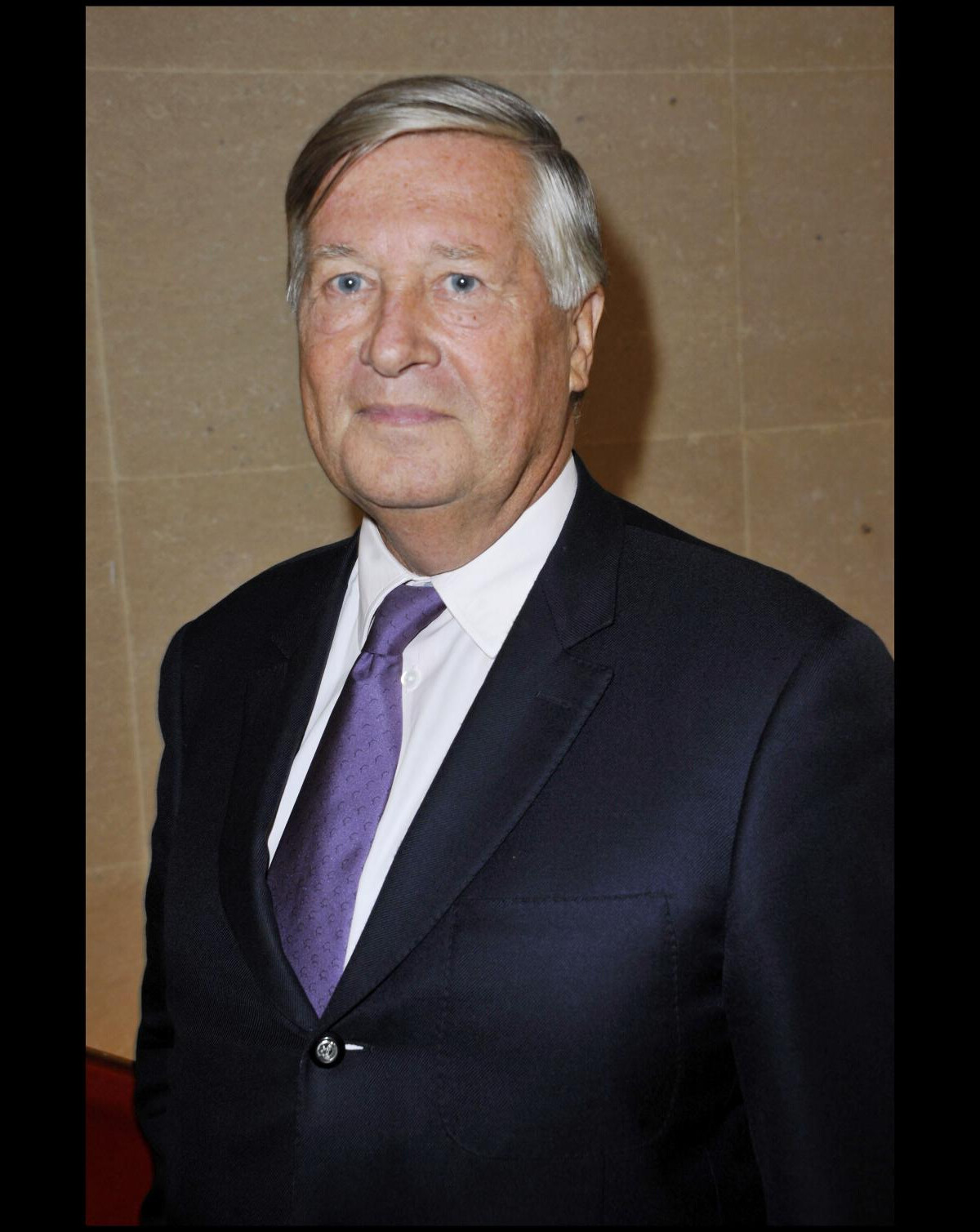 Photo Alain Duhamel à la conférence de presse de RTL, pour la rentrée