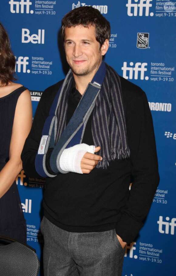 Guillaume Canet à l'occasion de la conférence de presse consacrée aux Petits Mouchoirs, dans le cadre du Festival du Film de Toronto, le 12 septembre 2010.