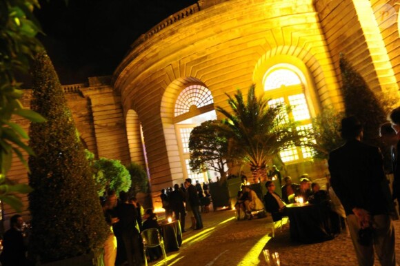 Soirée de lancement de l'exposition Takashi Murakami à l'orangerie du château de Versailles, le 13 septembre 2010.