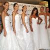Monica Cruz présente la collection 2011 des robes de mariées de Aire Barcelona, à Madrid. 16/09/2010