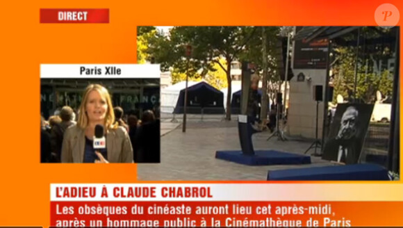 Cérémonie en hommage à Claude Chabrol à la Cinémathèque de Paris, le 17 septembre 2010