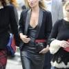 Kate Moss lors de la cérémonie privée en l'honneur de Alexander McQueen le 20 septembre à Londres