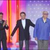 Claude Sérillon, Michel Drucker et Jean-Pierre Coffe lors de l'enregistrement de l'émission Vivement Dimanche le 22 septembre 2010 (diffusion le 26 septembre)