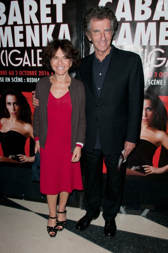 Jack Lang et sa femme Monique lors de la première de Cabaret Flamenka à la Cigale, le 23 septembre 2010