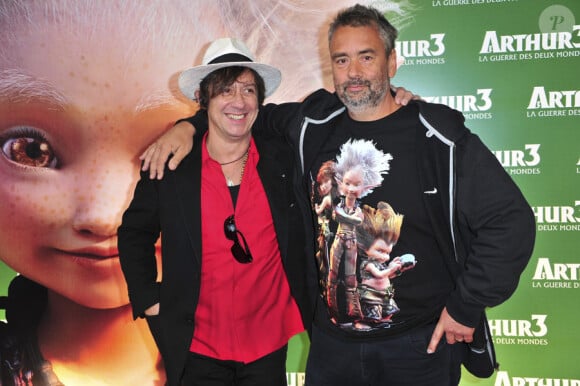 Luc Besson avec son ami et compositeur Eric Serra
