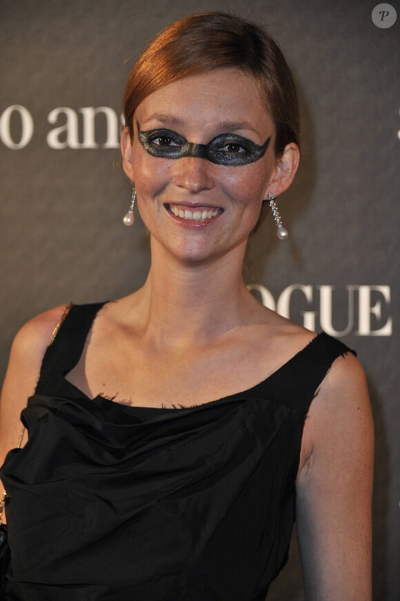 Audrey Marnay lors de la soirée des 90 ans du magazine Vogue France à Paris le 30 septembre 2010