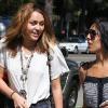 Miley Cyrus se rend chez des amis à Westwood (Californie), jeudi 30 septembre.