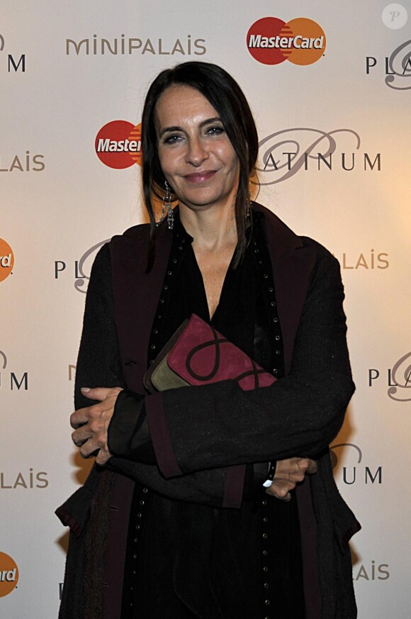 Nathalie Garçon lors de la soirée pour la MasterCard Platinum au Grand Palais à Paris le 4 octobre 2010 
