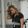 Billie Piper sur le tournage de la série Le Journal intime d'une call girl à Londres le 12 octobre 2010