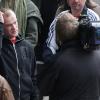 Wayne Rooney tourne un nouvel épisode de son émission Street Striker  dans laquelle il part à la recherche des nouveaux talents du football,  jeudi 14 octobre, à Manchester.