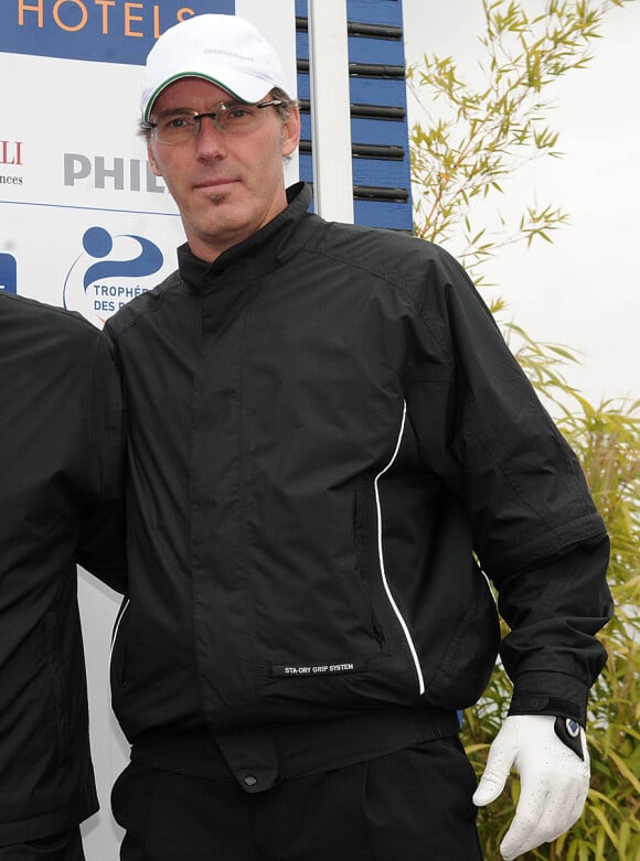 Laurent Blanc lors du tournoi de golf des personnalités à Guyancourt le 15 octobre 2010