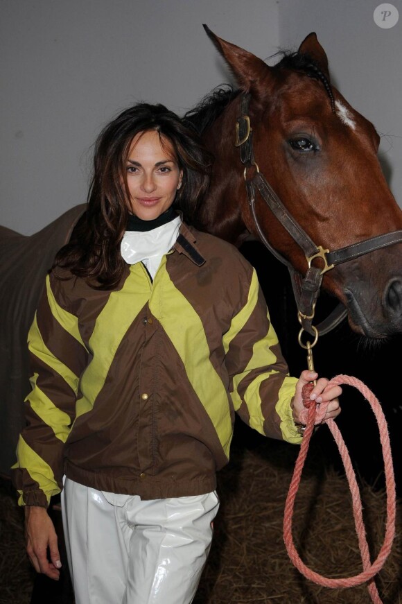 Tasha de Vasconcelos au 17e Trophée Epona, à Cabourg. 16/10/2010