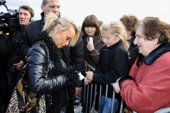 Cécile de Ménibus au 17e Trophée Epona, à Cabourg. 16/10/2010