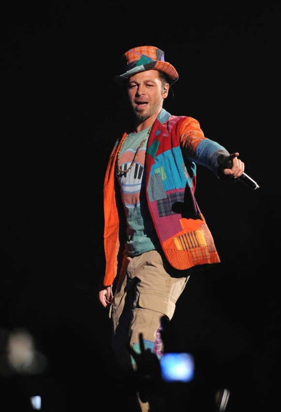 Christophe Maé en concert à Bercy, le 20 octobre 2010