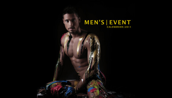 Anthony (Secret Story 4) figure en couverture du calendrier Men's Event 2011.