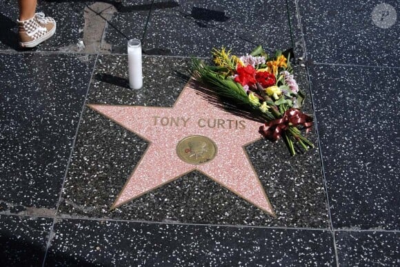 Etoile de Tony Curtis sur Hollywood Boulevard