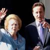 Margaret Thatcher et David Cameron, Londres, 8 juin 2010