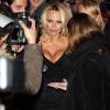 Pamela Anderson à la première de The Commuter, à l'Acqua, à Londres, le 25 octobre 2010