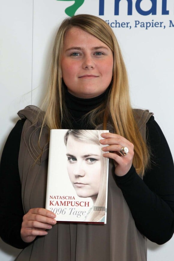 Natascha Kampusch présente son livre à Vienne, le 9 septembre 2010