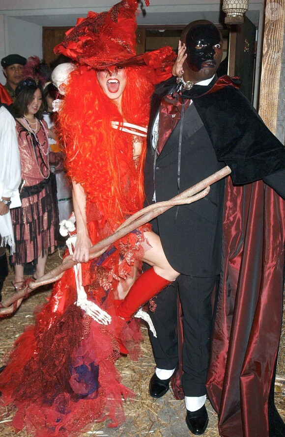 Heidi Klum et son mari Seal lors de la soirée d'Halloween 2004