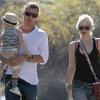 Gavin Rossdale et Gwen Stefani avec leur fils Zuma, le 3 novembre 2010