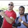 Vin Diesel arrive à Rio de Janeiro pour le tournage de Fast and Furious 5, le 3 novembre