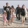 Paul Walker et Jordana Brewster arrivent à Rio de Janeiro pour le tournage de Fast anf Furious 5, et vont directement à la plage, le 3 novembre