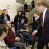 Samedi 6 novembre, le prince Harry rencontrait des personnes handicapées soutenues par un programme dont il est le parrain, en marge du match de rugby Angleterre-Nouvelle-Zélande.