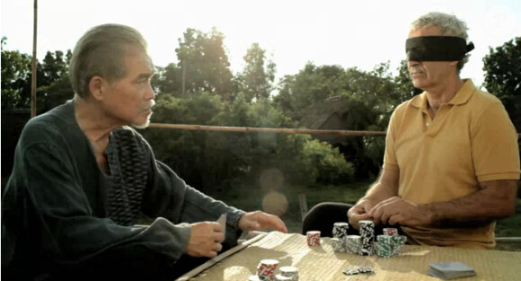 Raymond Domenech dans la pub pour l'Ultimate Poker Fight