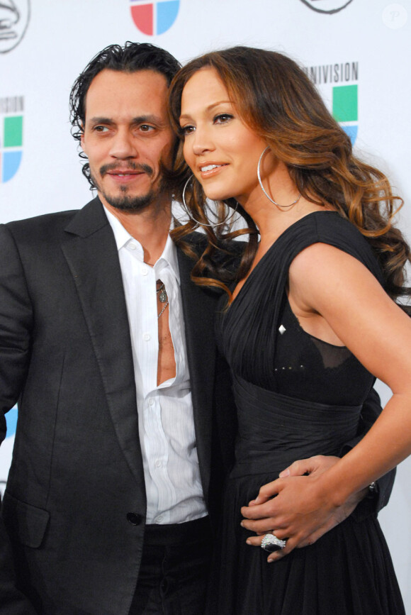 Jennifer Lopez et Marc Anthony en 2006 lors des Latin Grammy Awards