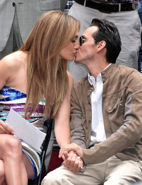 Jennifer Lopez et Marc Anthony à New York en juin 2010