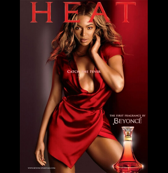 Beyoncé pour son parfum Heat.