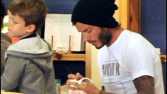 David Beckham cherche une activité pour son fils Cruz... C'est raté !