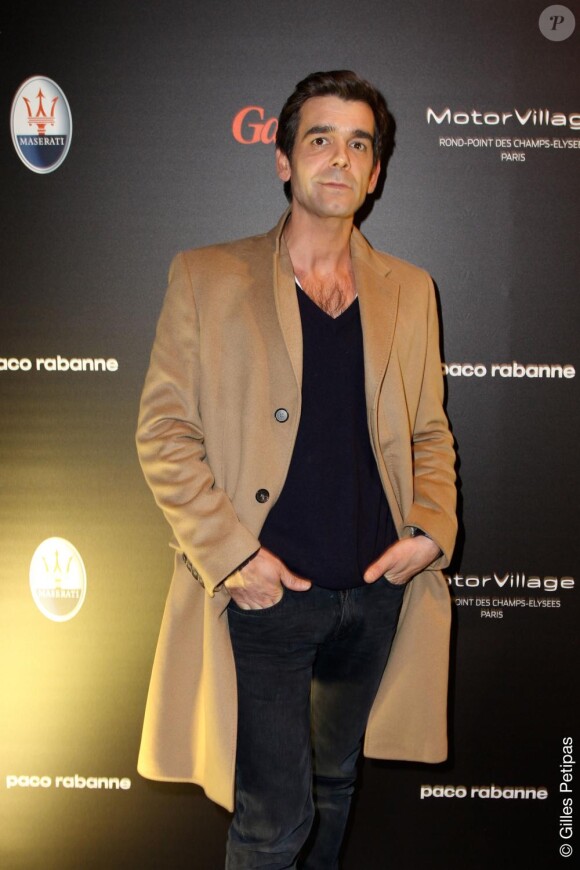 Xavier de Moulins au vernissage de l'exposition Maserati et Paco Rabanne, 17 novembre 2010