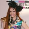 Phoebe Price et sa robe patchwork aux American Music Awards le 21 novembre 2010 à Los Angeles.