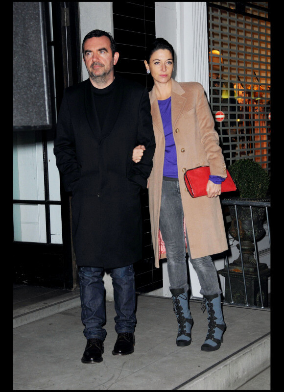 Mary McCartney et son époux à Londres pour les illuminations de Noël à la boutique Stella McCartney le 22/11/10