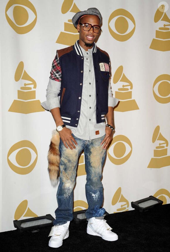 Annonce des nominations des Grammy Awards, à Los Angeles, le 1er décembre : B.o.B.