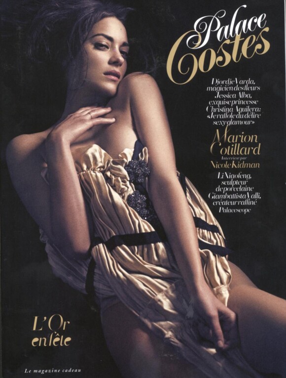 Marion Cotillard en couverture du magazine Palace Costes