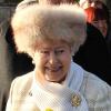 La reine Elizabeth II à la messe de Noël, le 25 décembre, à Sandringham.