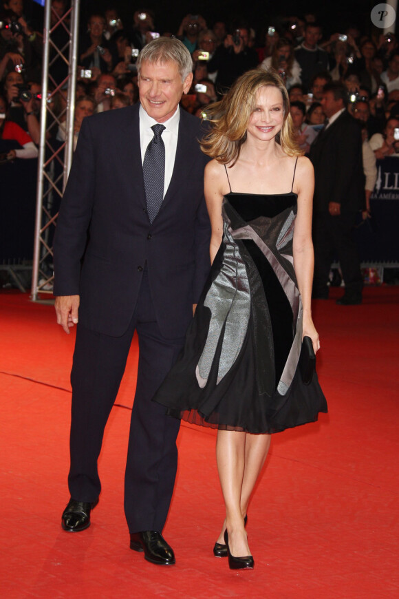 Harrison Ford et Calista Flockhart lors du festival de Deauville en septembre 2009