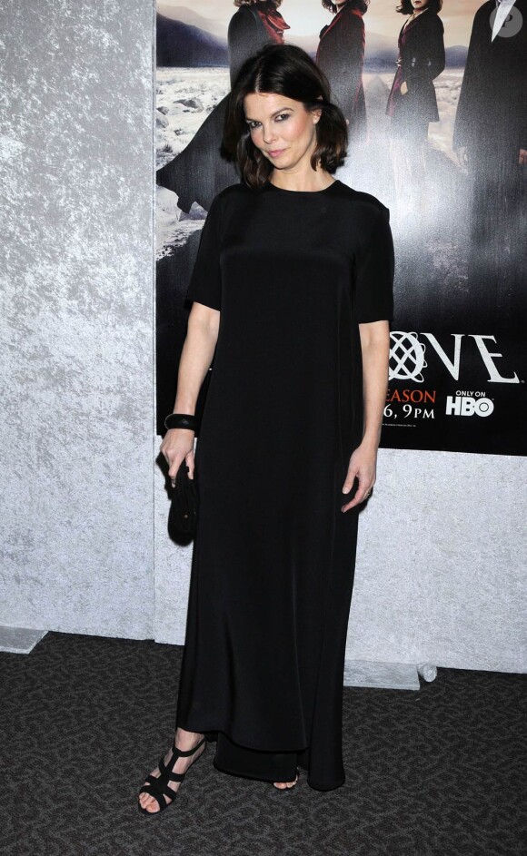 Jeanne Tripplehorn à l'occasion de la présentation de la saison 5 de la série Big Love, dans l'enceinte de la Directors Guild of America, à Los Angeles, le 12 janvier 2011.