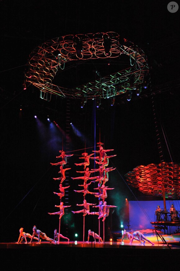 Spectacle Saltimbanco, du Cirque du soleil, le 13 janvier 2011.