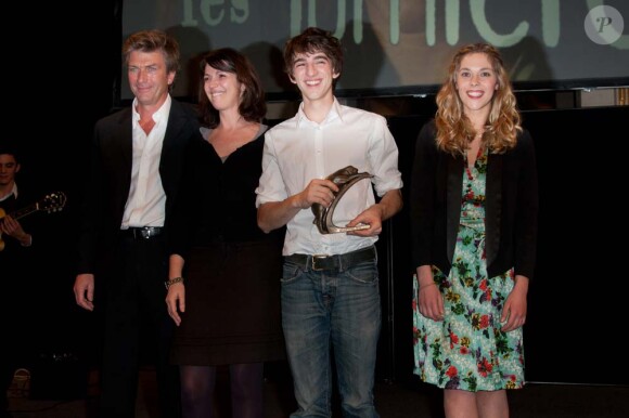 Prix Lumières 2010, le 14 janvier à Paris : Zabou Breitman, Alysson Paradis, Antonin Chalon et Philippe Caroit