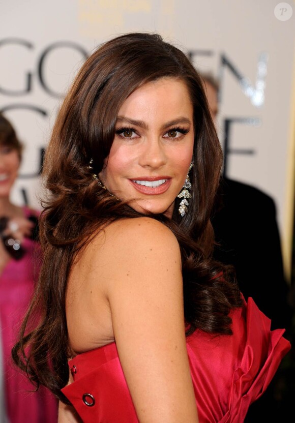 Sofia Vergara à la cérémonie des Golden Globes le 16 janvier 2010