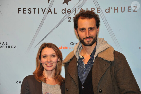 Anne Marivin et Arié Elmaleh lors de l'ouverture du festival de l'Alpe d'Huez le 18 janvier 2011