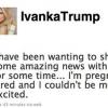 Page twitter d'Ivanka Trump