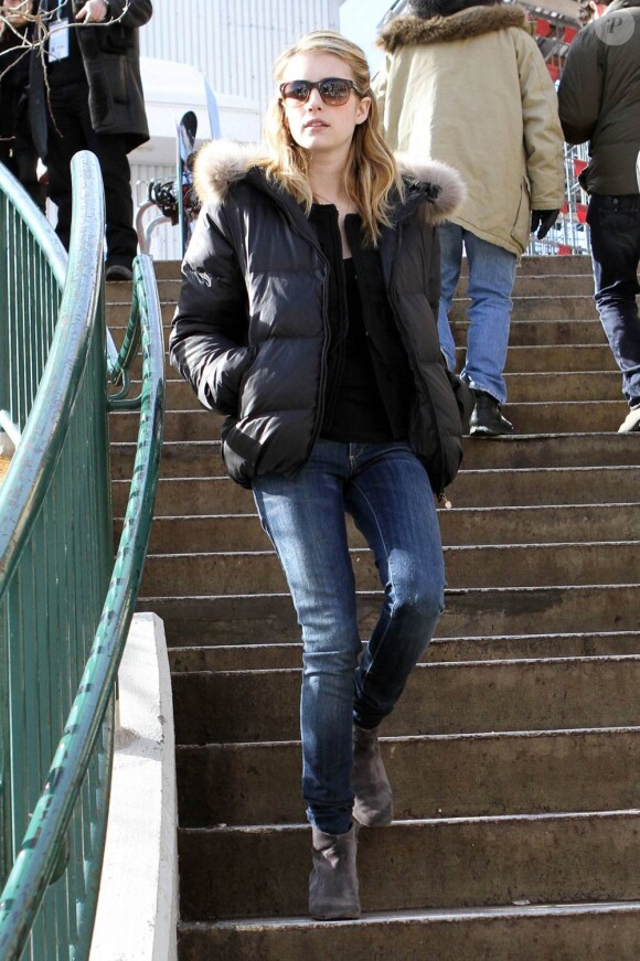 Emma Roberts à l'occasion du Festival de Sundance, à Park City, le 24 janvier 2011.