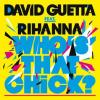 Couverture du single Who's that chick, de David Guetta et Rihanna